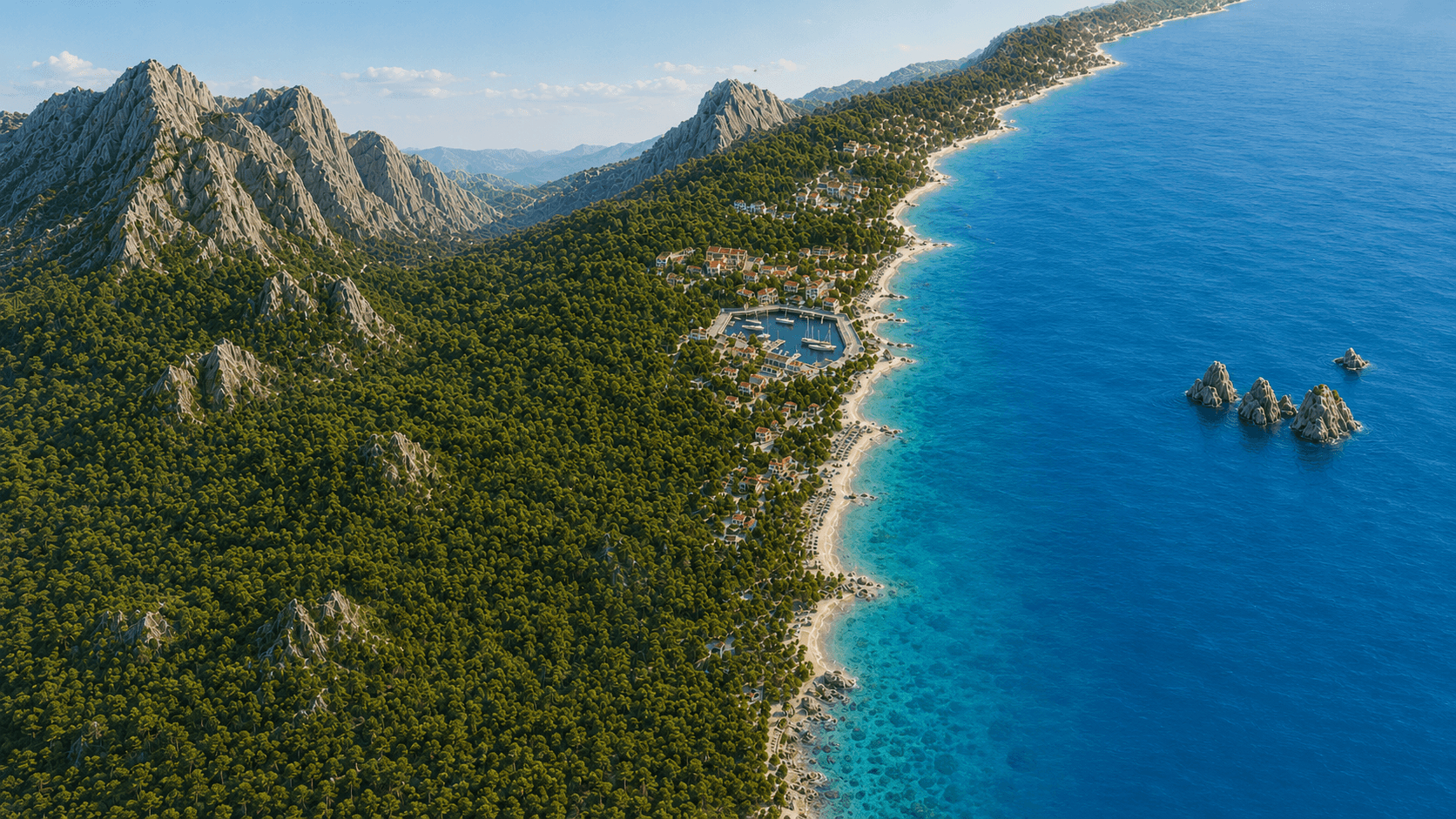 Antalya Kemer kıyı destinasyonu